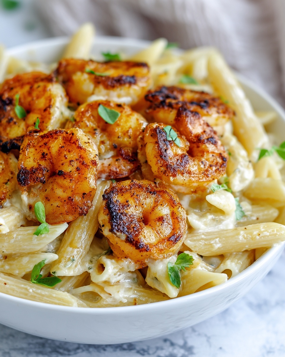 Creamy Cajun Pasta with Chicken or Shrimp Recipe - Recipe Image