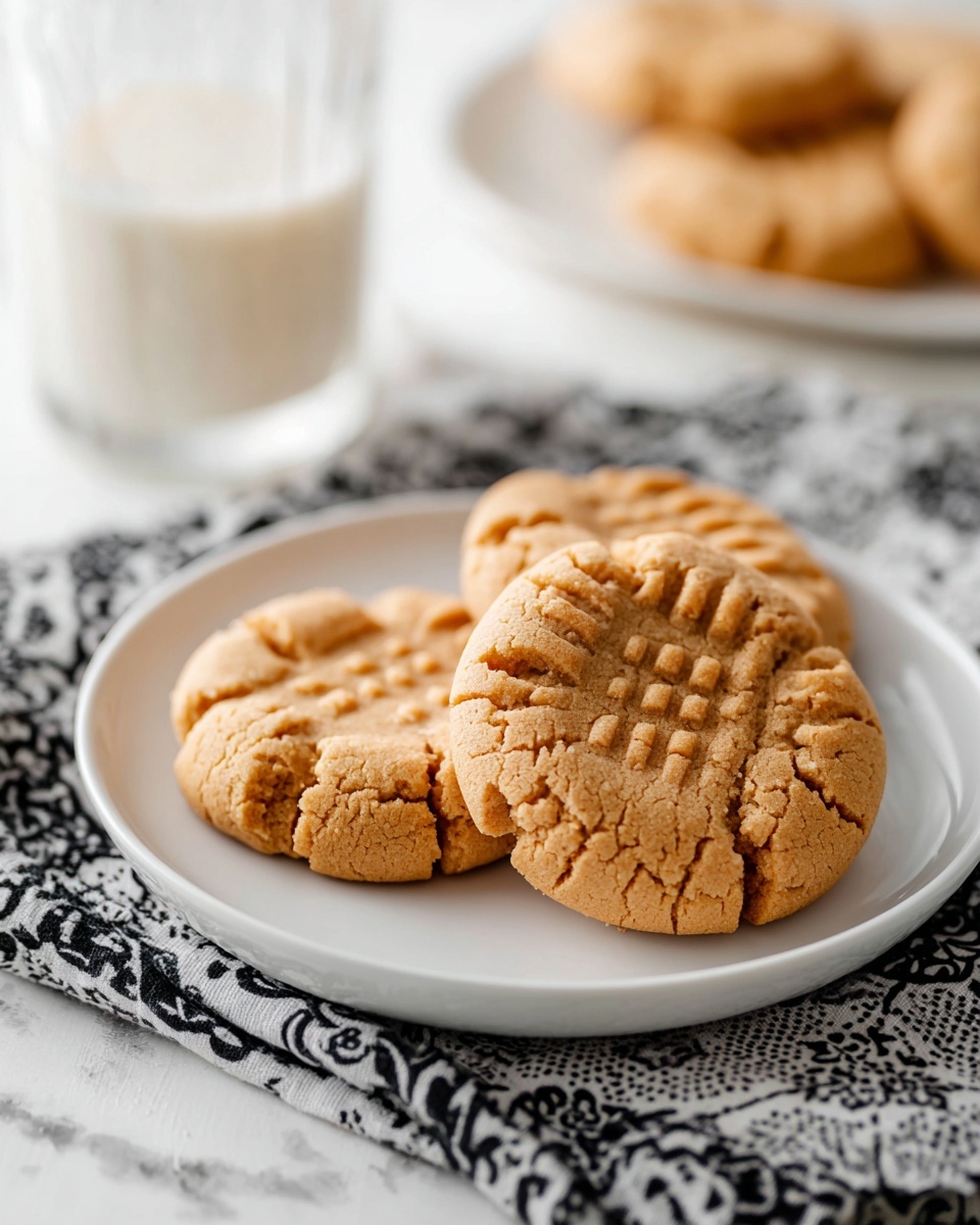 Easy Peanut Butter Cookies Recipe - Recipe Image