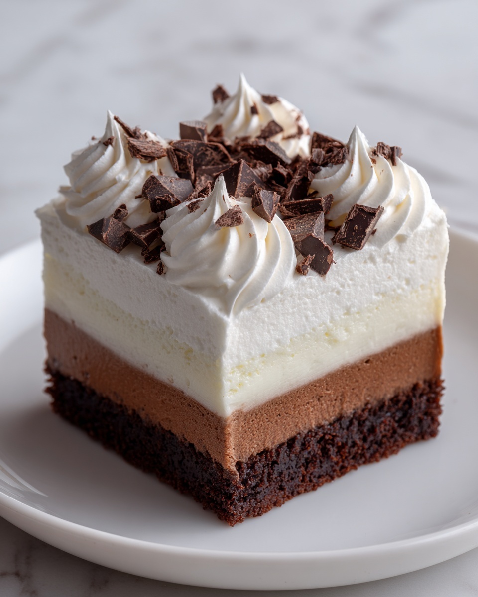 Triple Chocolate Mousse Cake Recipe - Recipe Image