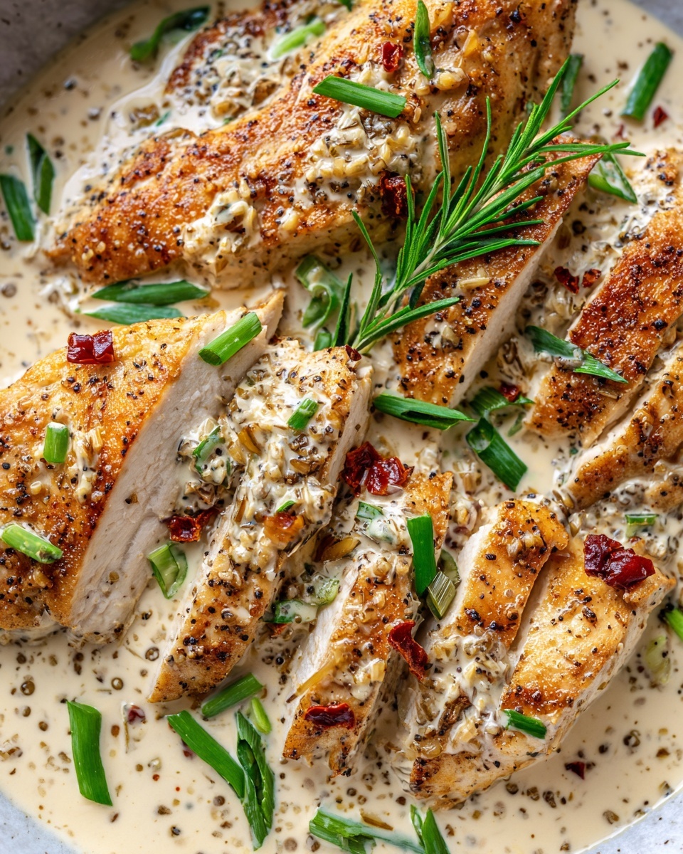 Creamy Pepperoncini Chicken Skillet Recipe - Recipe Image