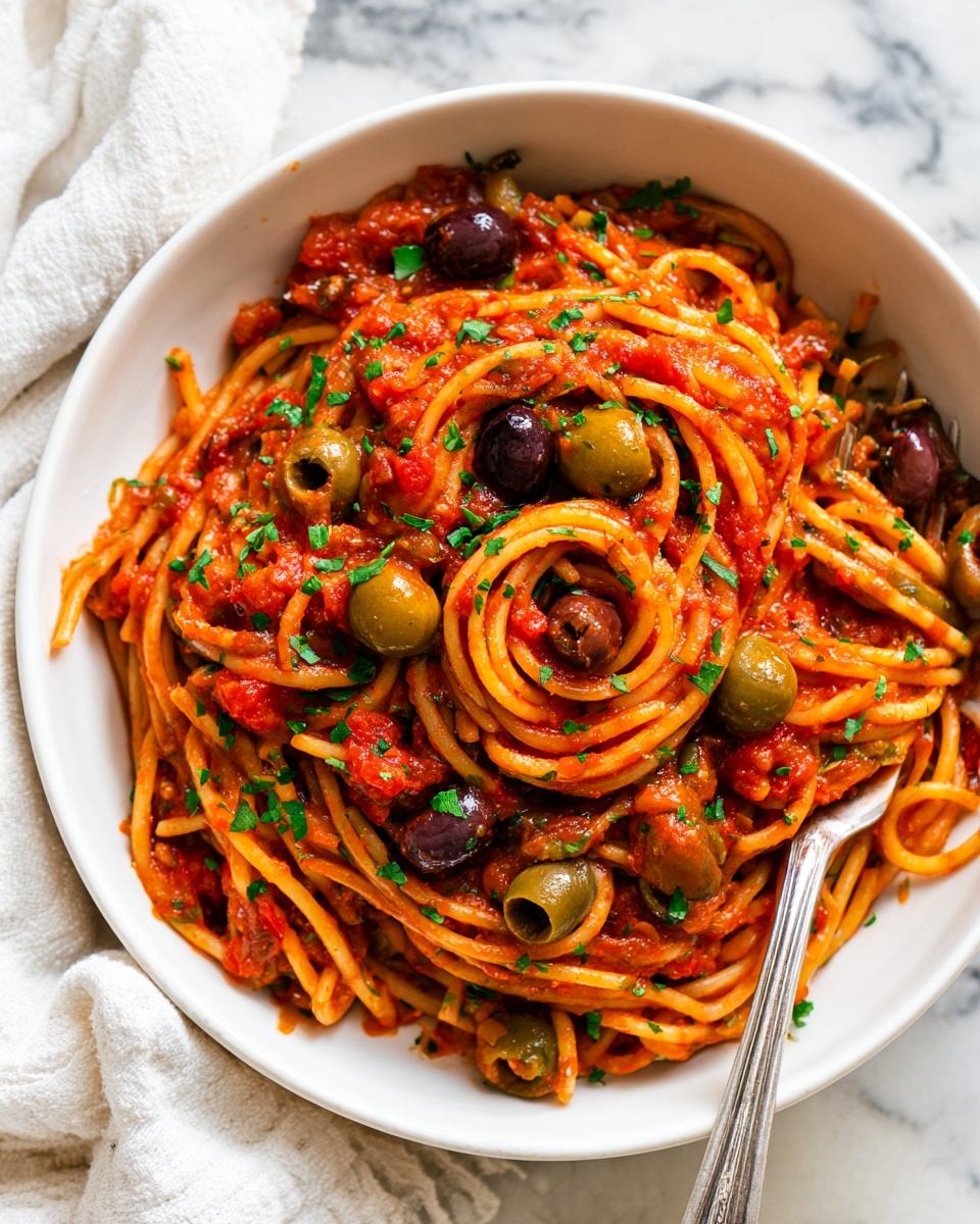 Pasta Puttanesca Recipe - Recipe Image