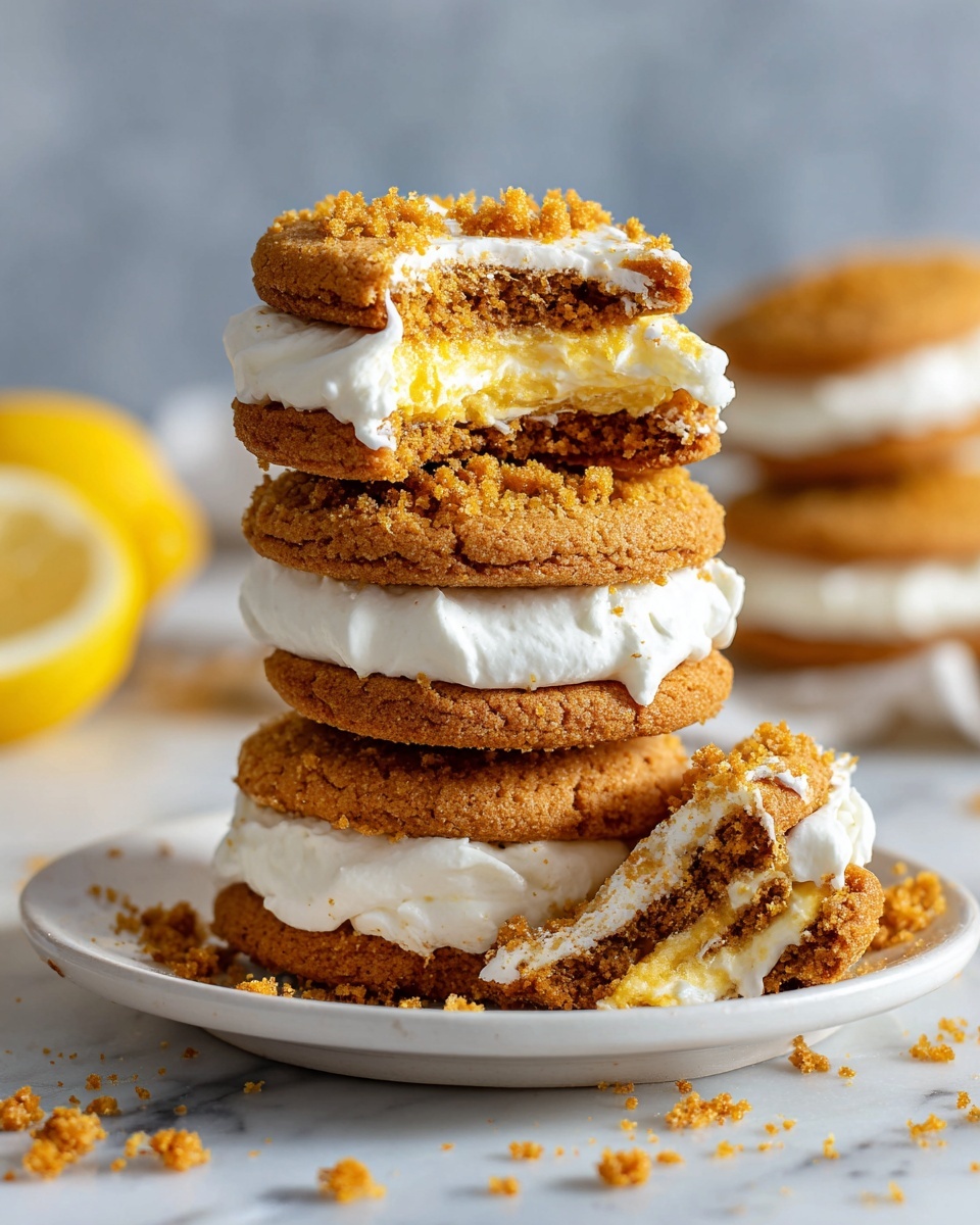 Zesty Lemon Cheesecake Cookies Recipe - Recipe Image