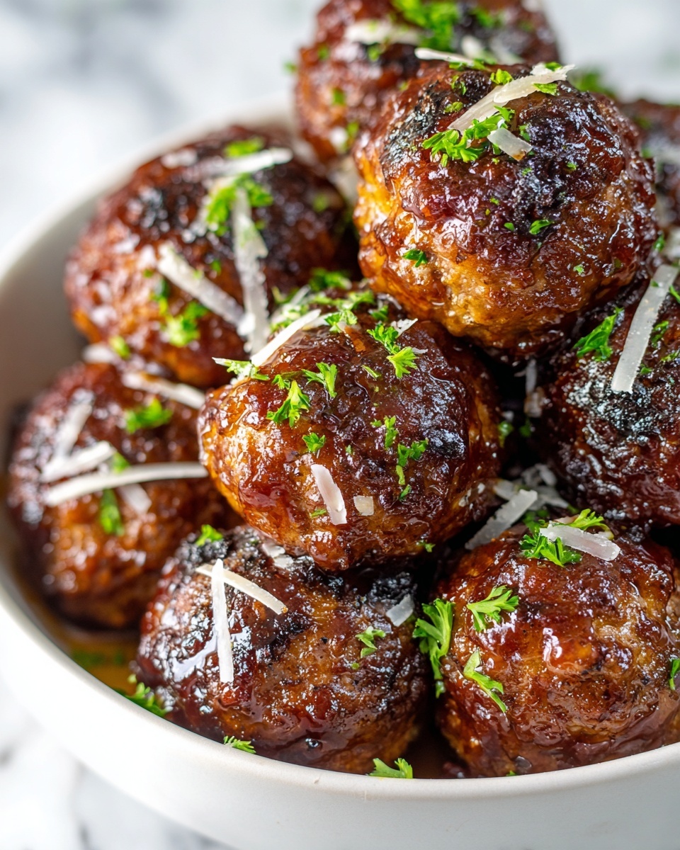 Crock Pot French Onion Meatballs Recipe - Recipe Image