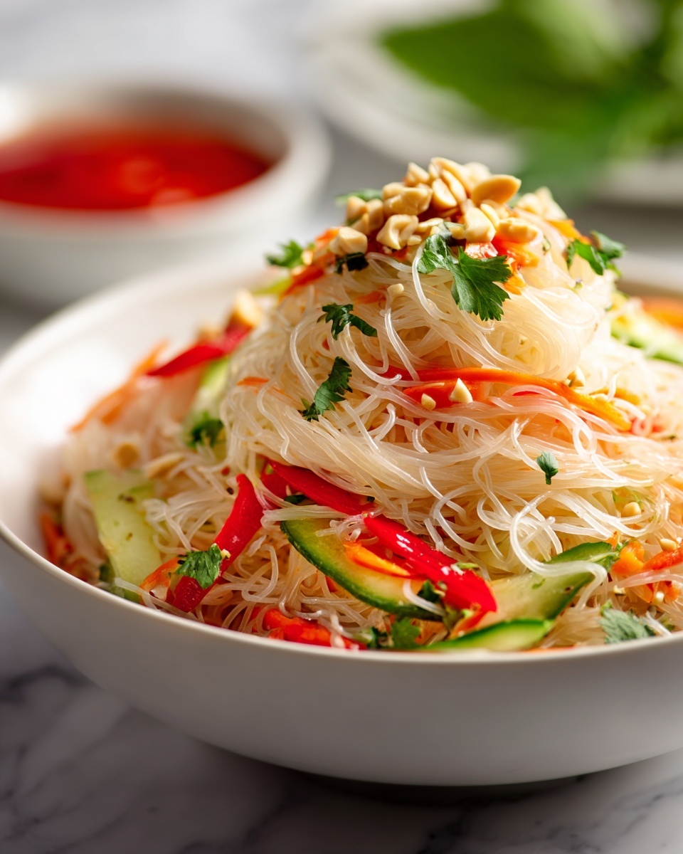 Vietnamese Vermicelli Noodle Salad Recipe - Recipe Image
