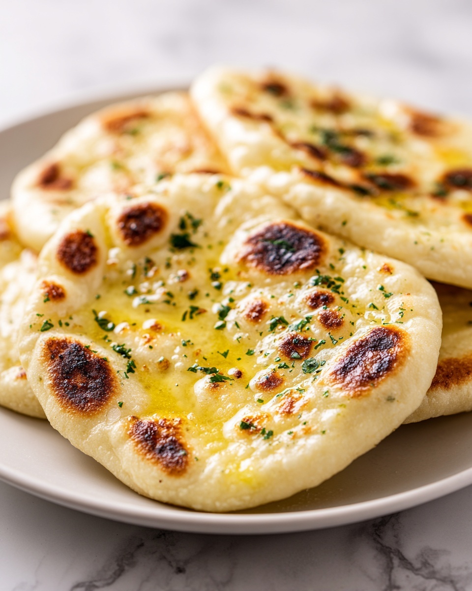 Garlic Naan Bread Recipe - Recipe Image
