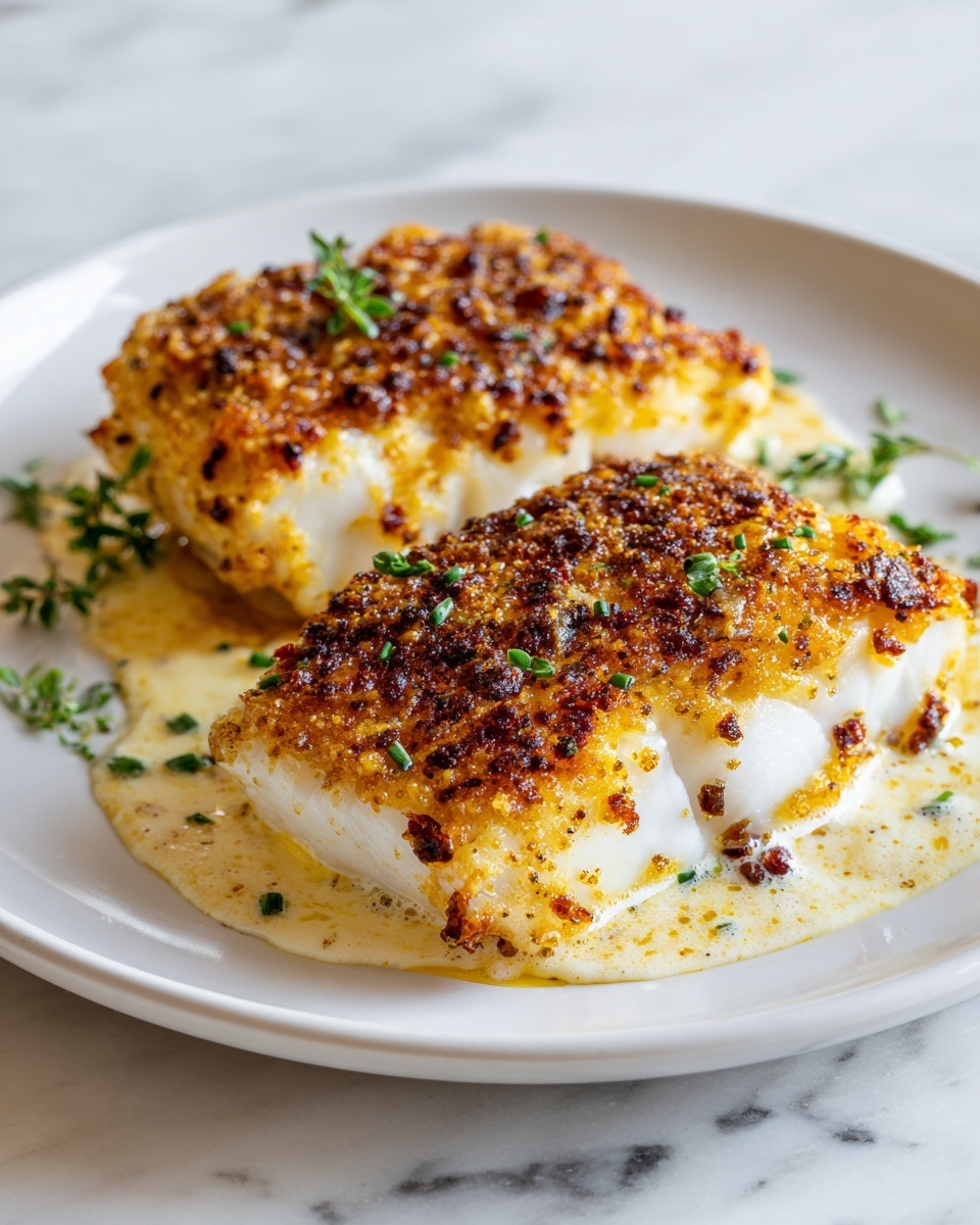 Buttery Cheesy Basa Recipe - Recipe Image