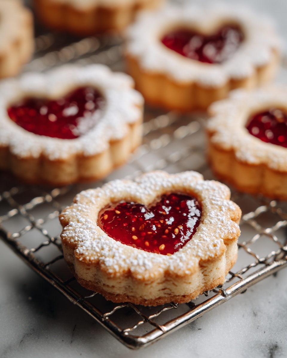 Raspberry Linzer Cookies Recipe - Recipe Image
