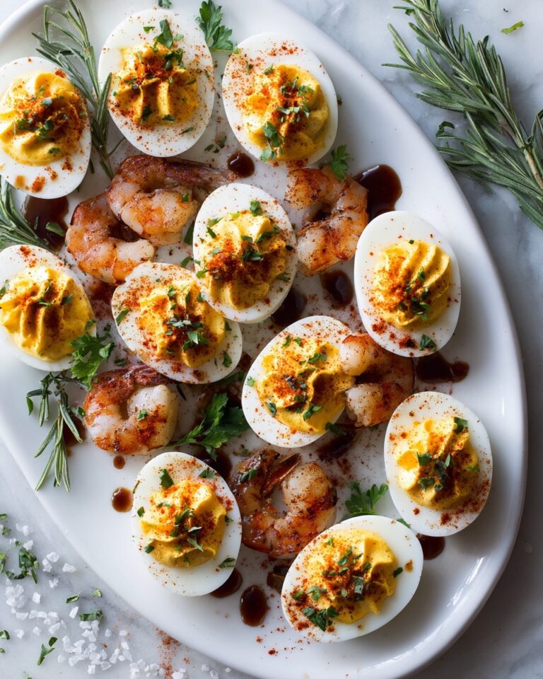 Cajun Shrimp Deviled Eggs Recipe
