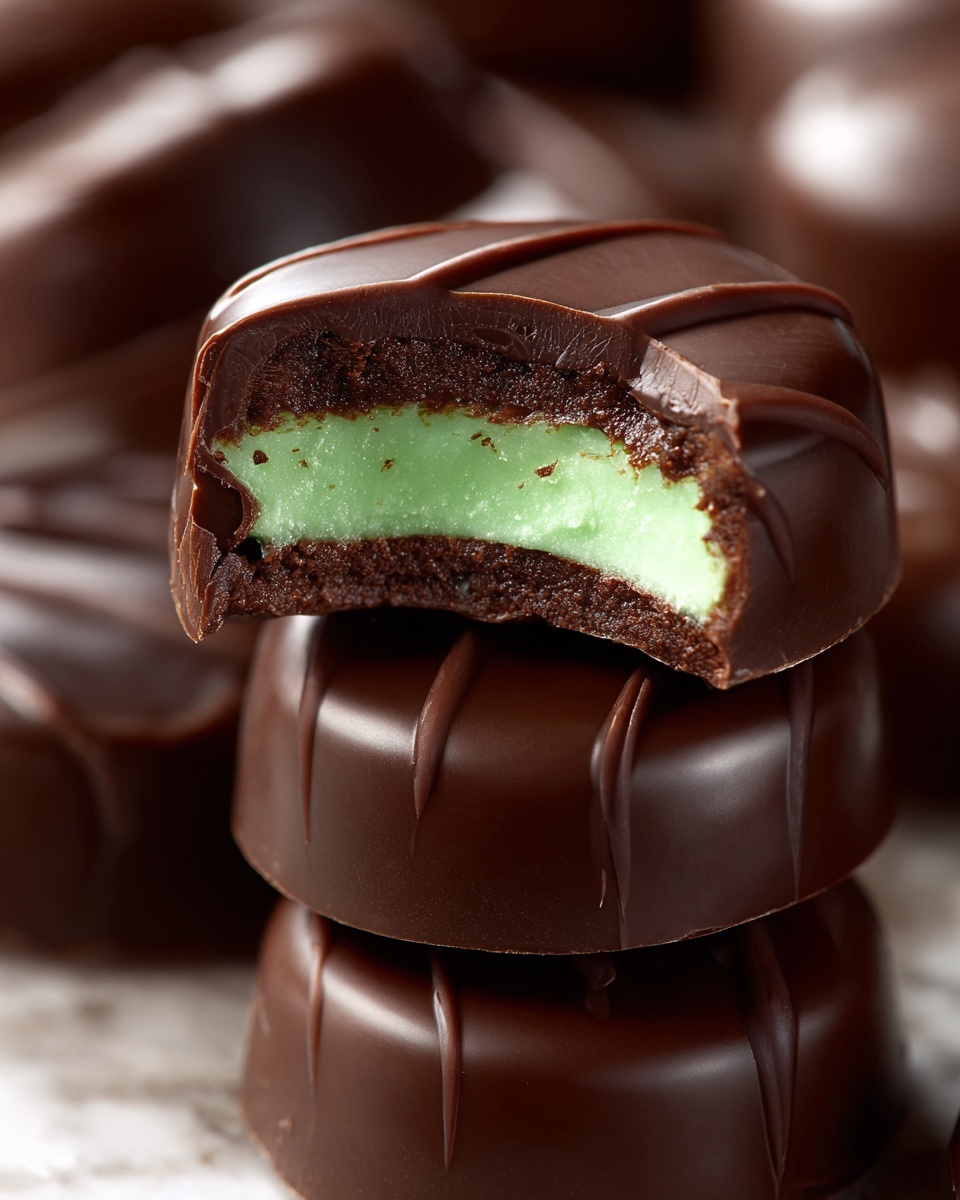 Chocolate Covered Mint Patties Recipe - Recipe Image
