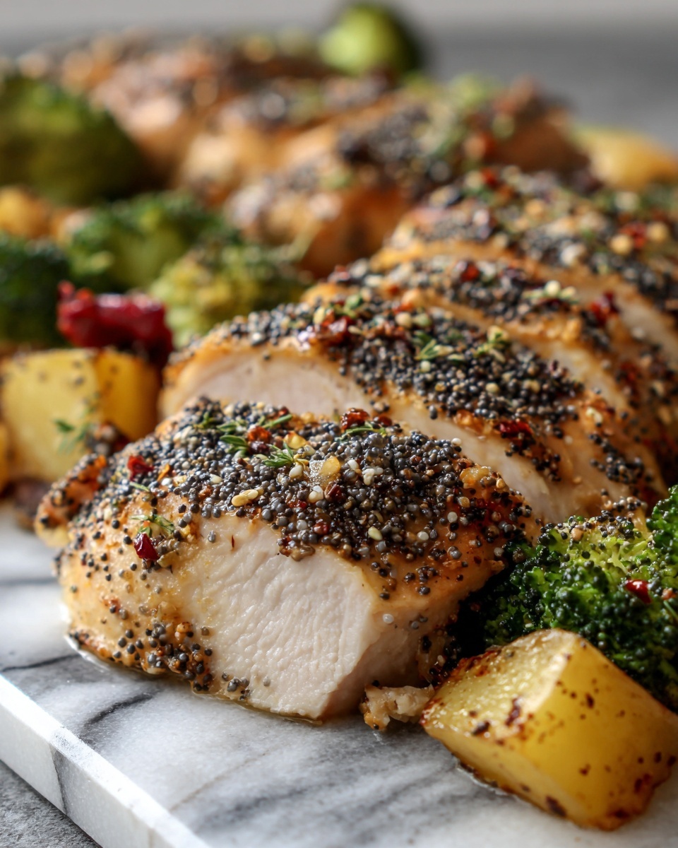 Bagel Chicken with Roasted Veggies Recipe - Recipe Image