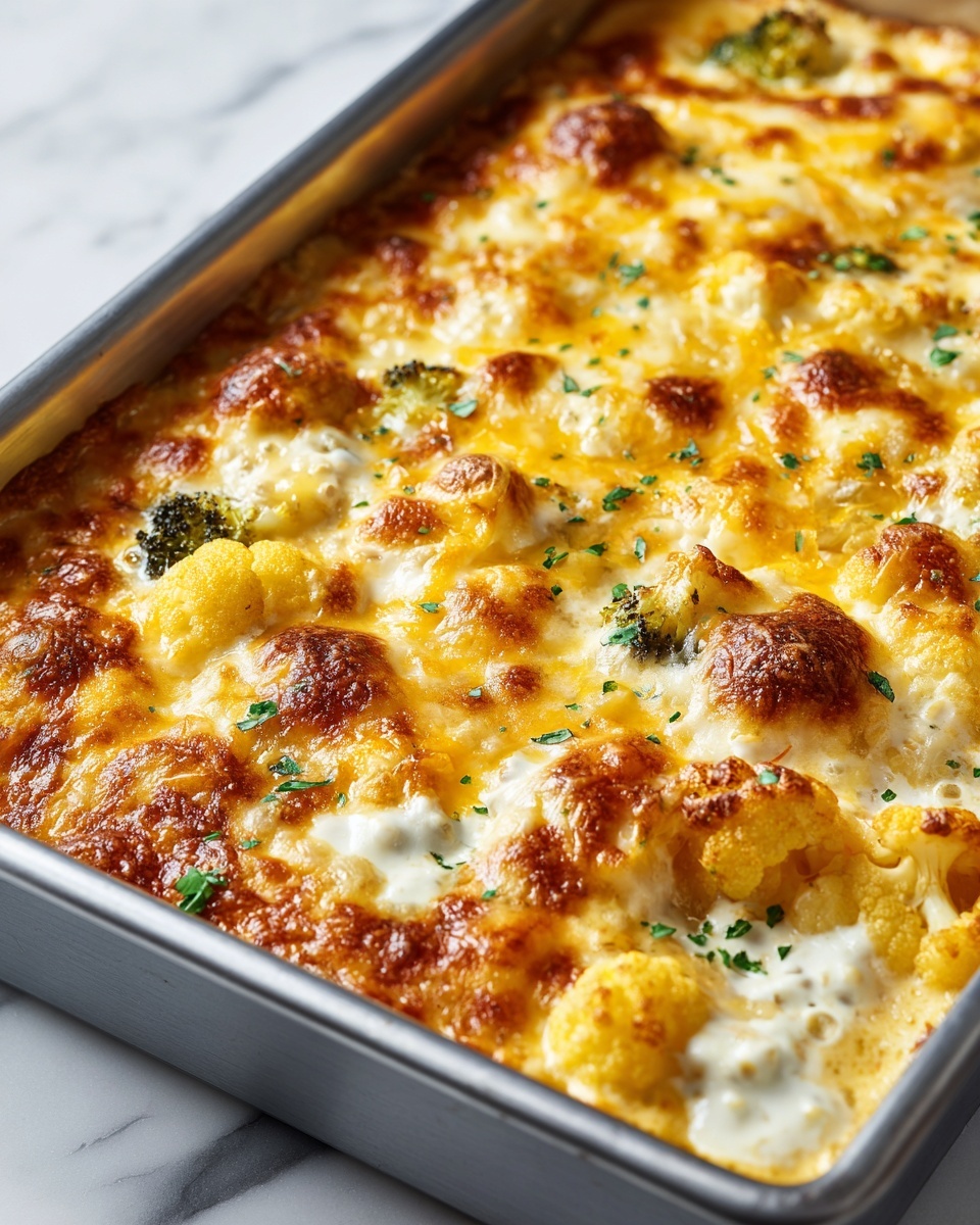 Cauliflower and Broccoli Gratin Recipe - Recipe Image