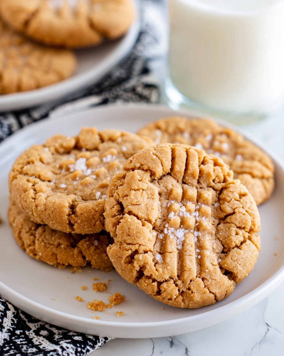 Easy Peanut Butter Cookies Recipe - Recipe Image