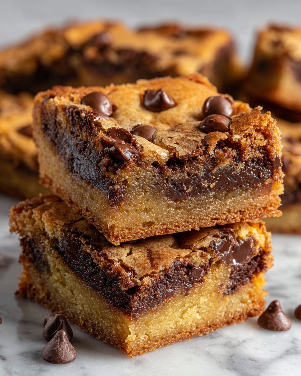 Coconut Toffee Chocolate Chip Cookie Bars Recipe - Recipe Image