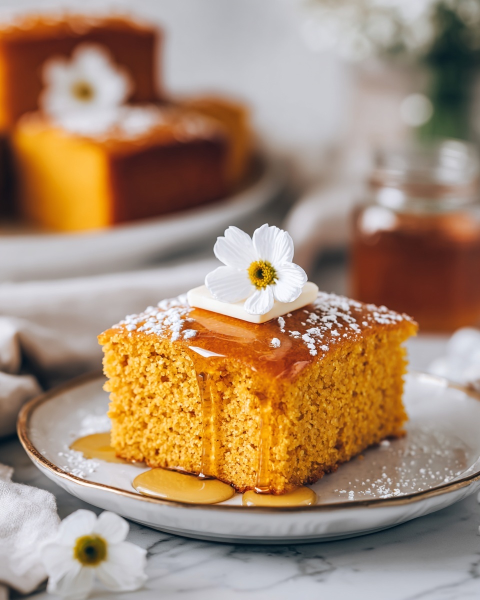 Honey Butter Sweet Potato Cornbread Recipe - Recipe Image