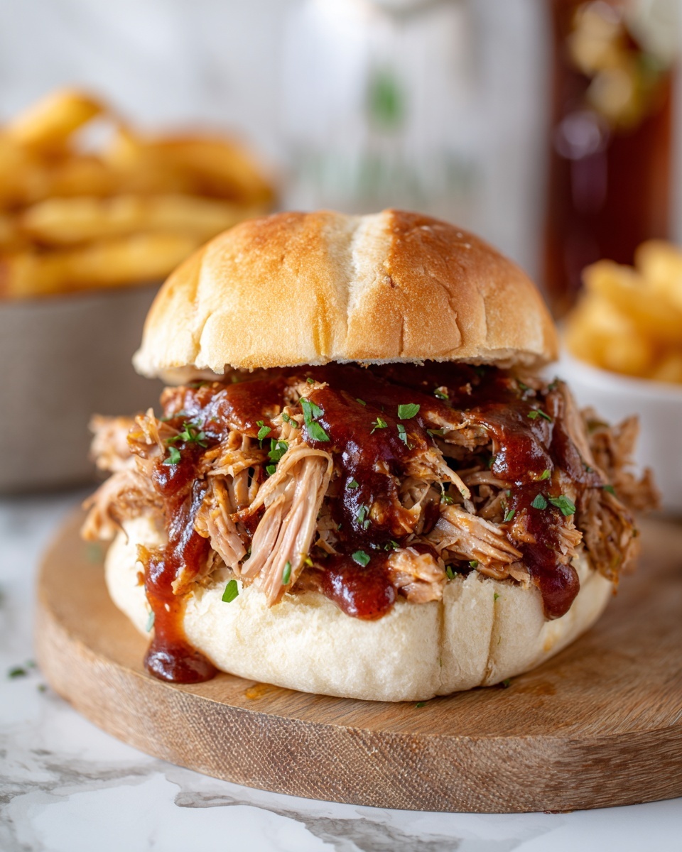 Slow Cooker Pulled BBQ Chicken Recipe - Recipe Image