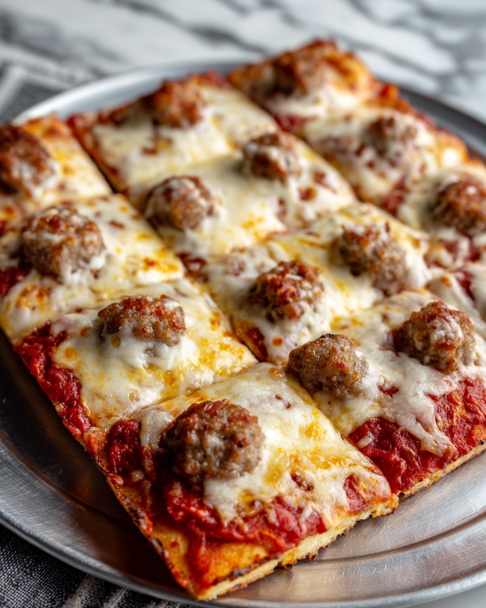 School Cafeteria-Style Pizza Recipe - Recipe Image
