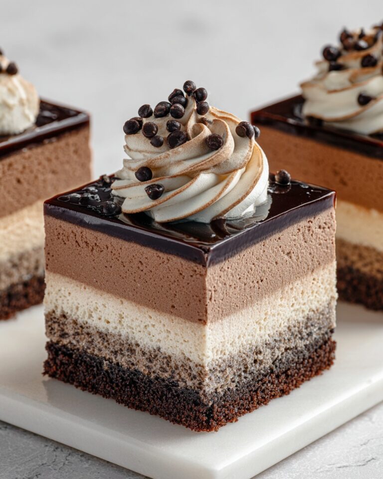 No-Bake Chocolate Mousse Bars Recipe