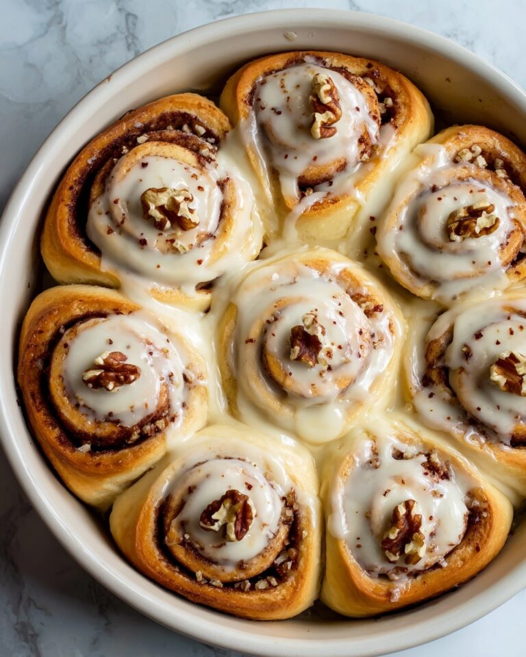 Fluffy Cinnamon-Walnut Rolls with Cream Cheese Frosting Recipe
