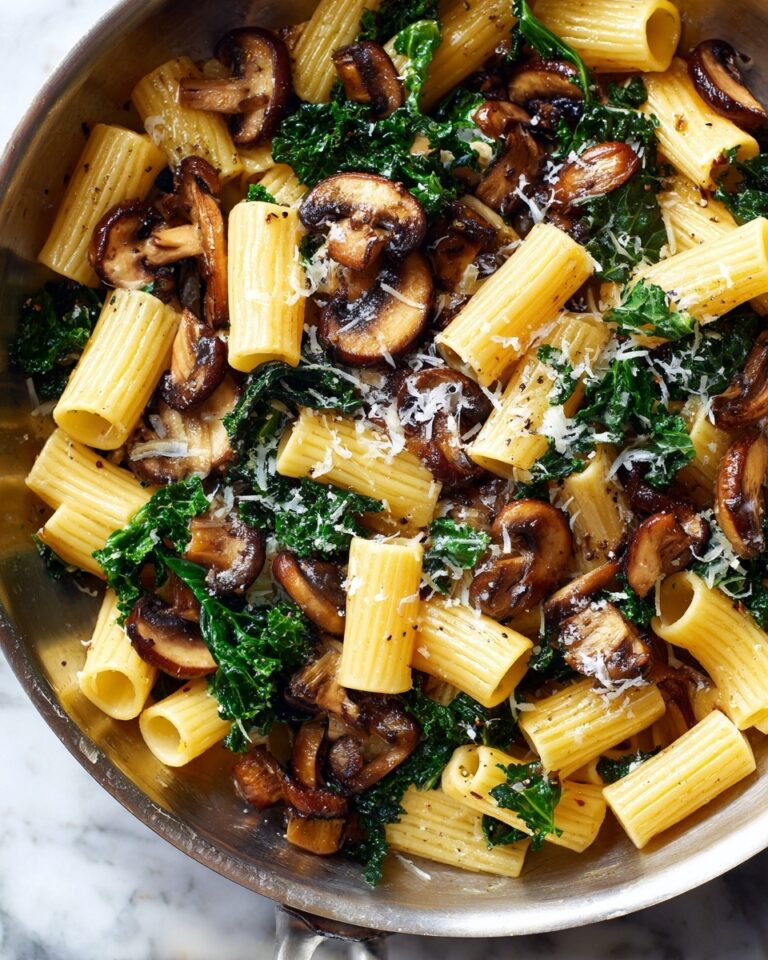 Spinach Mushroom Pasta Recipe