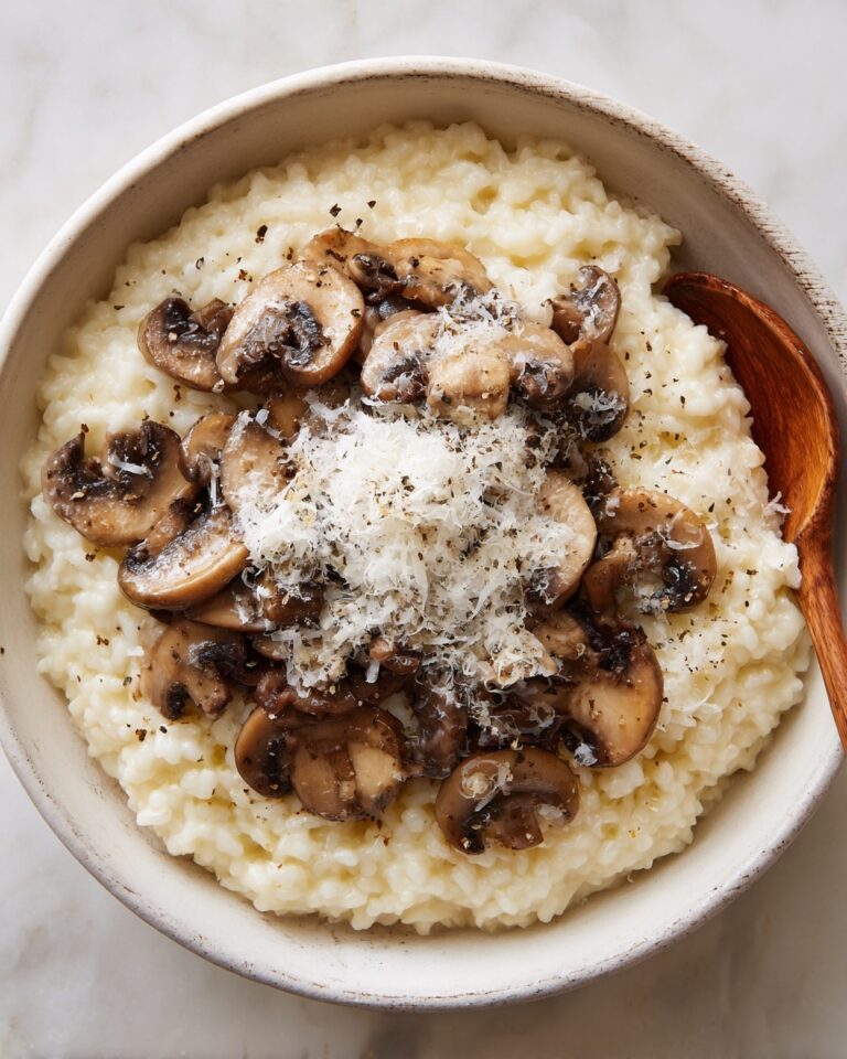 Pastina with Mushroom Leek Parmesan Broth Recipe