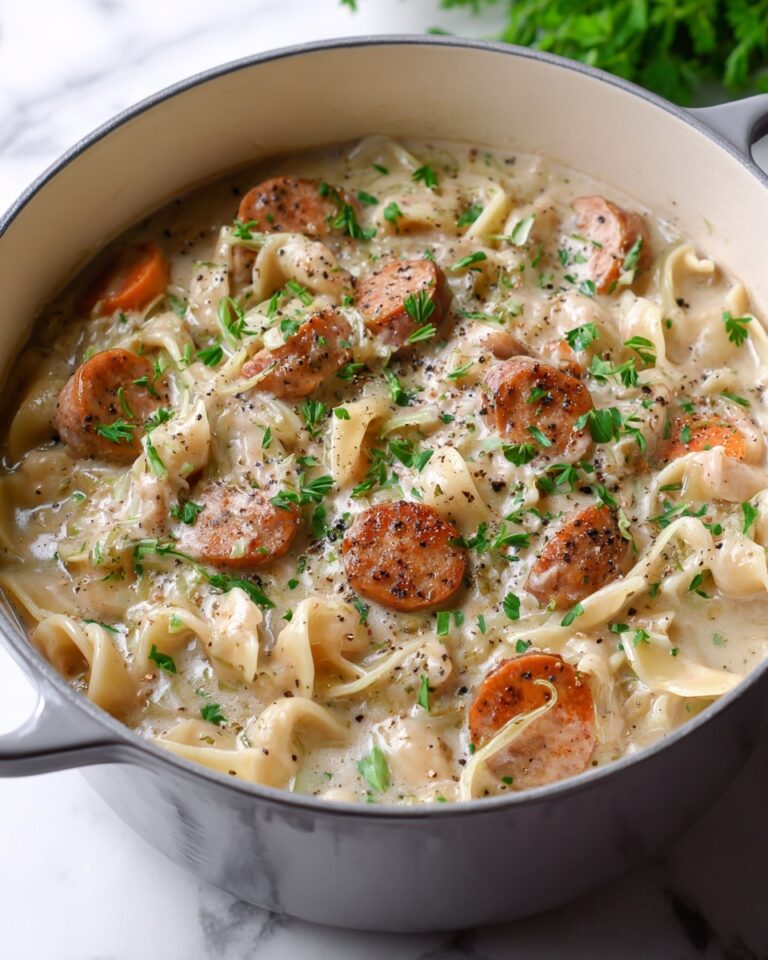 Creamy Parmesan Italian Sausage Ditalini Soup Recipe