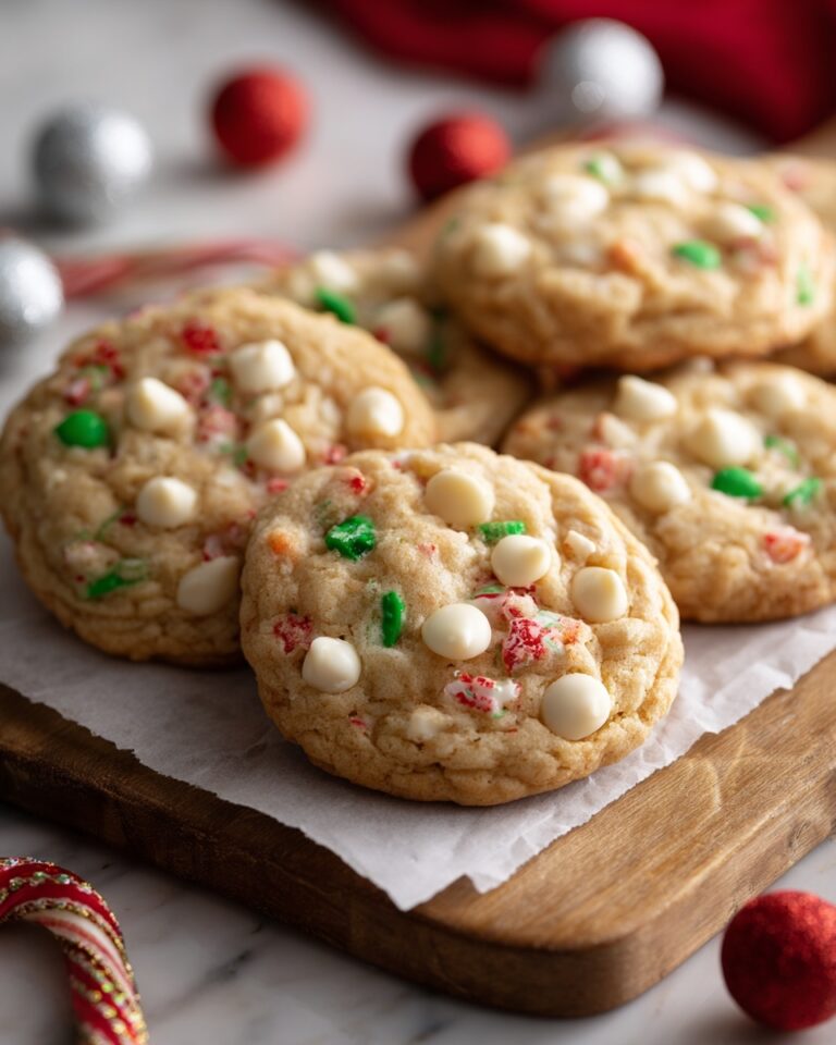 White Chocolate Candy Cane Cookies Recipe
