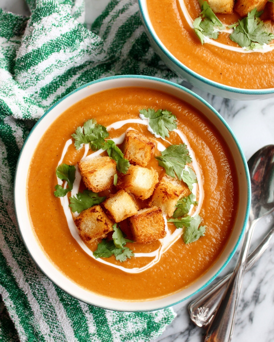Spicy Butternut Squash and Sweet Potato Soup Recipe - Recipe Image