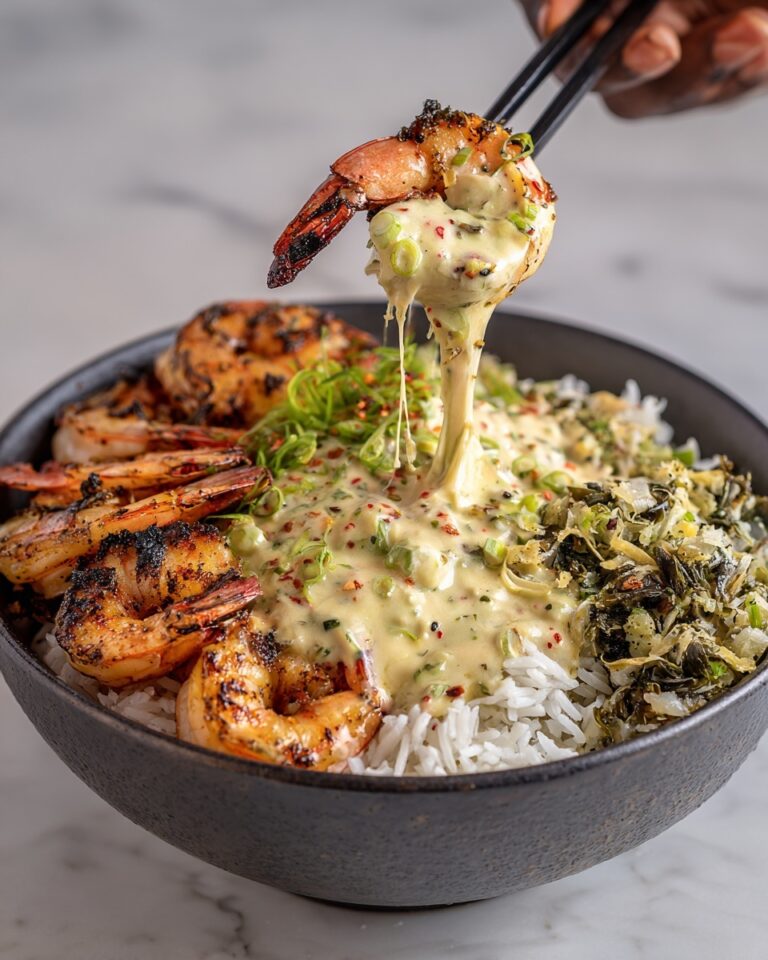 Garlic Parmesan Shrimp Rice Bowls Recipe