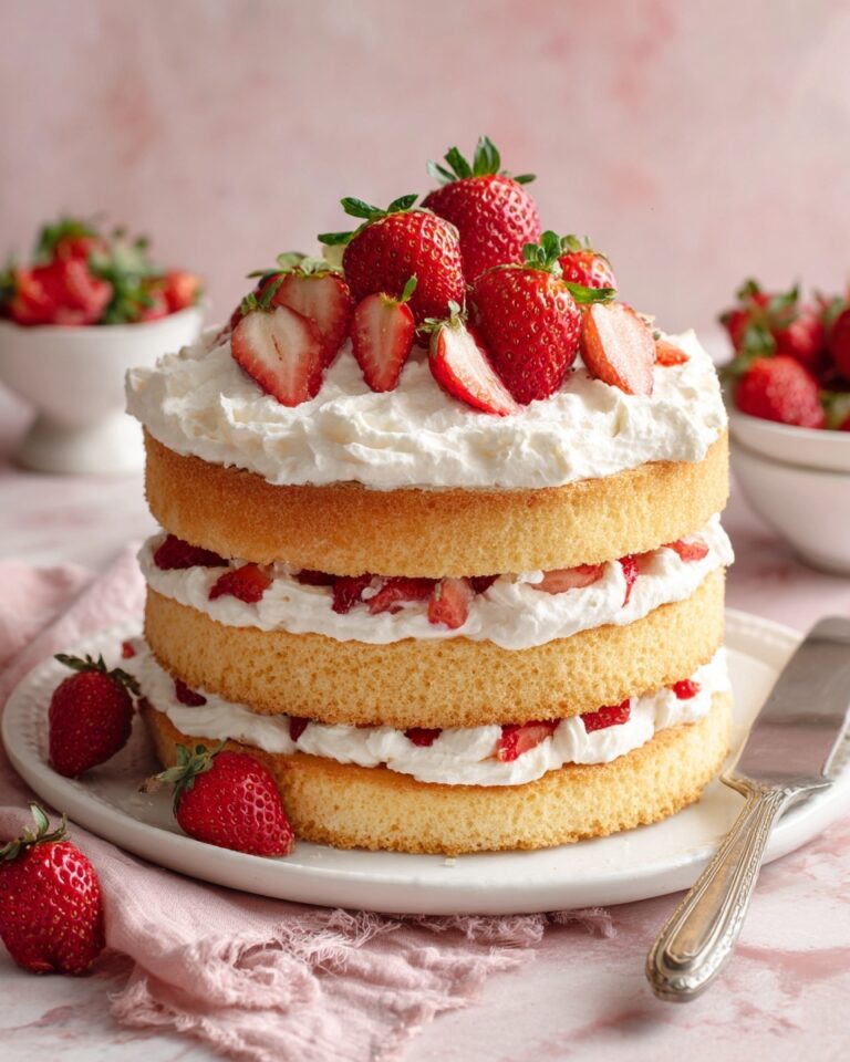 Strawberry Angel Cake Recipe