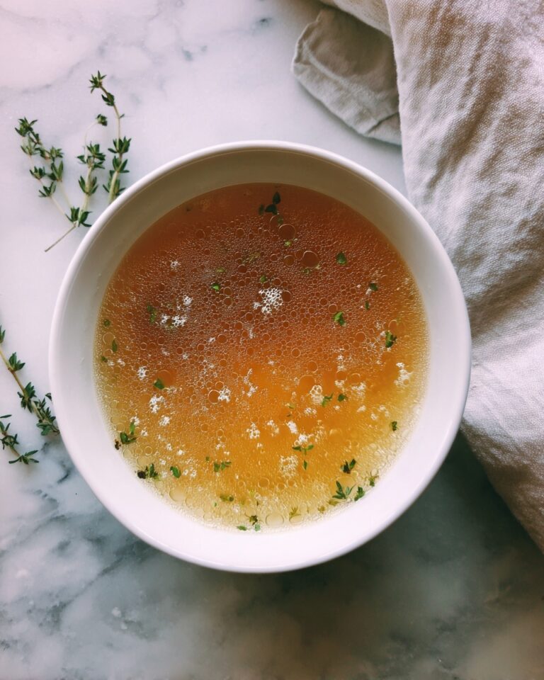 Homemade Chicken Broth Recipe