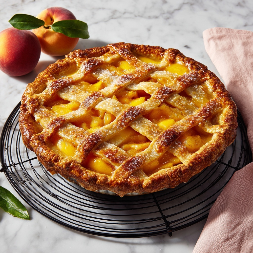 Perfect Peach Pie Recipe - Recipe Image