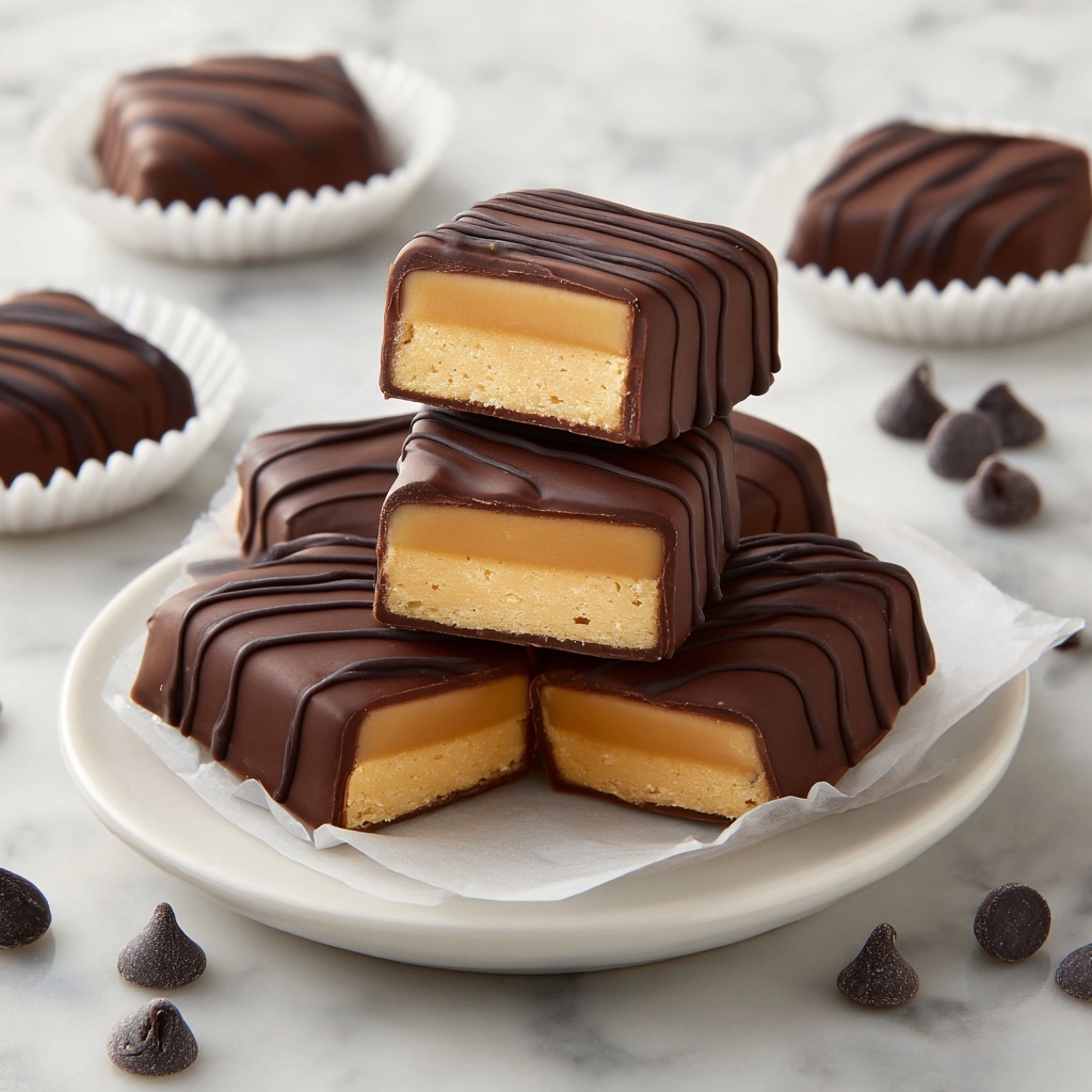 Cool Whip Chocolate Candy Squares Recipe - Recipe Image