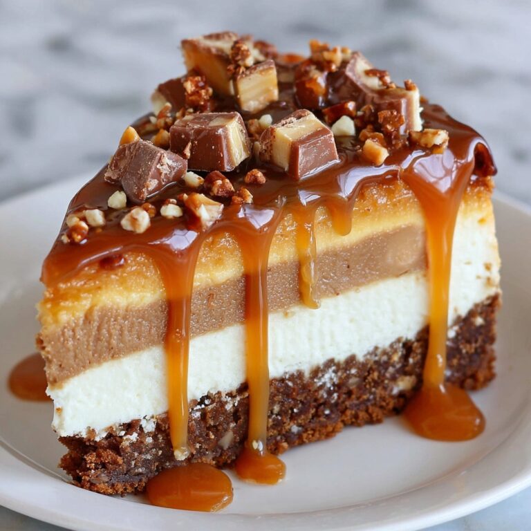 Caramel Brownie Cheesecake Recipe