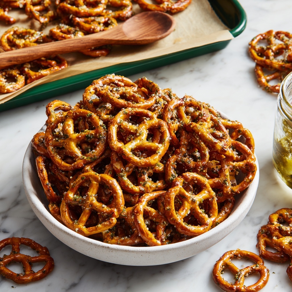 Baked Dill Pickle Pretzels Recipe - Recipe Image