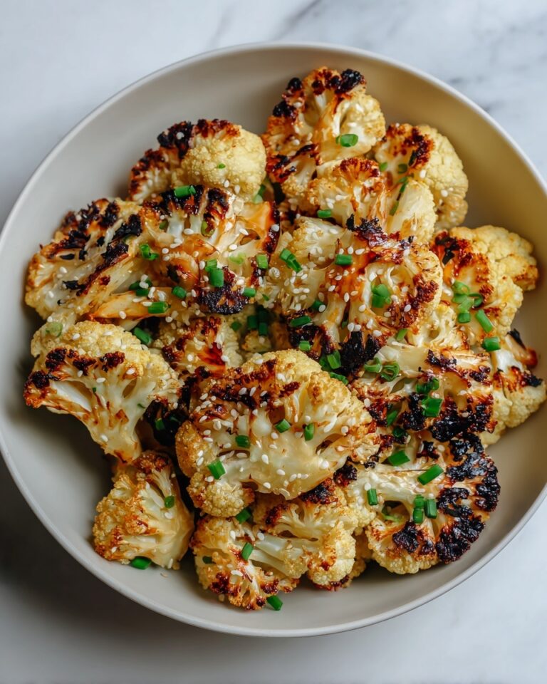 Sweet Spicy Baked Cauliflower Recipe