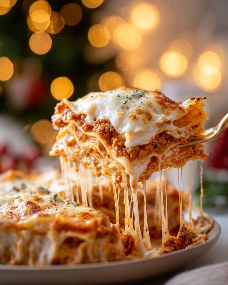 Famous Three-Cheese Lasagna Recipe