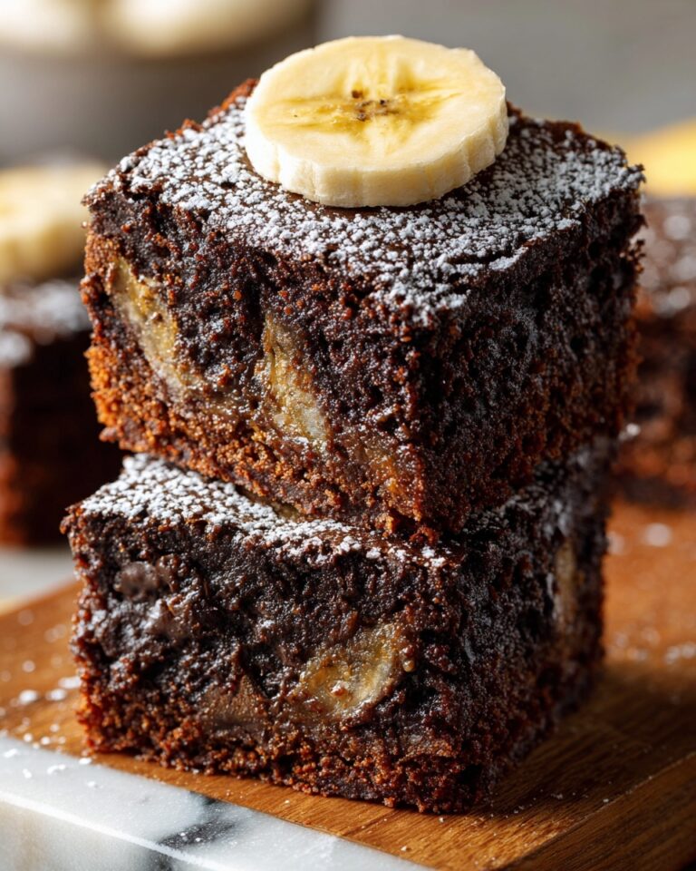 Banana Bread Brownies with Vanilla Frosting Recipe
