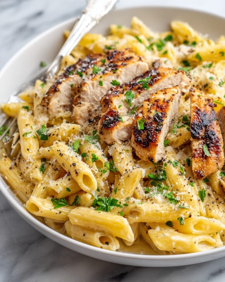 Creamy Garlic Chicken Pasta Recipe