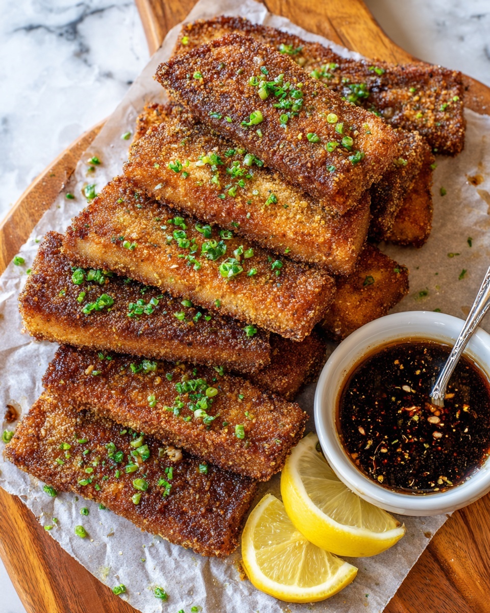 Crispy Hot Honey Salmon Tenders Recipe - Recipe Image