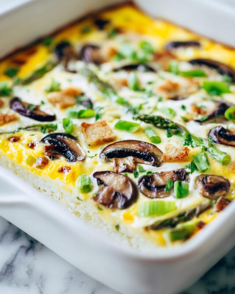 Overnight Asparagus Mushroom Strata Recipe