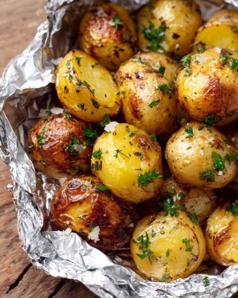 Grilled Garlic Herb Potatoes Recipe