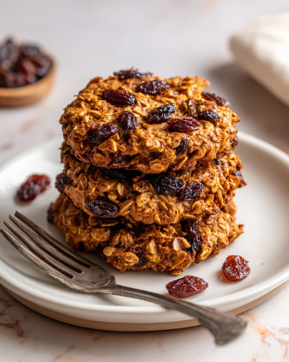 Vegan Oatmeal Raisin Cookies Recipe - Recipe Image