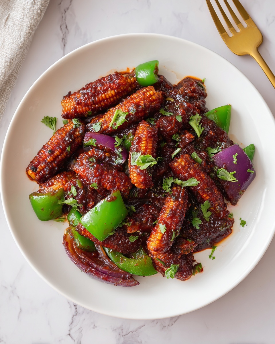 Crispy Chilli Babycorn Recipe - Recipe Image
