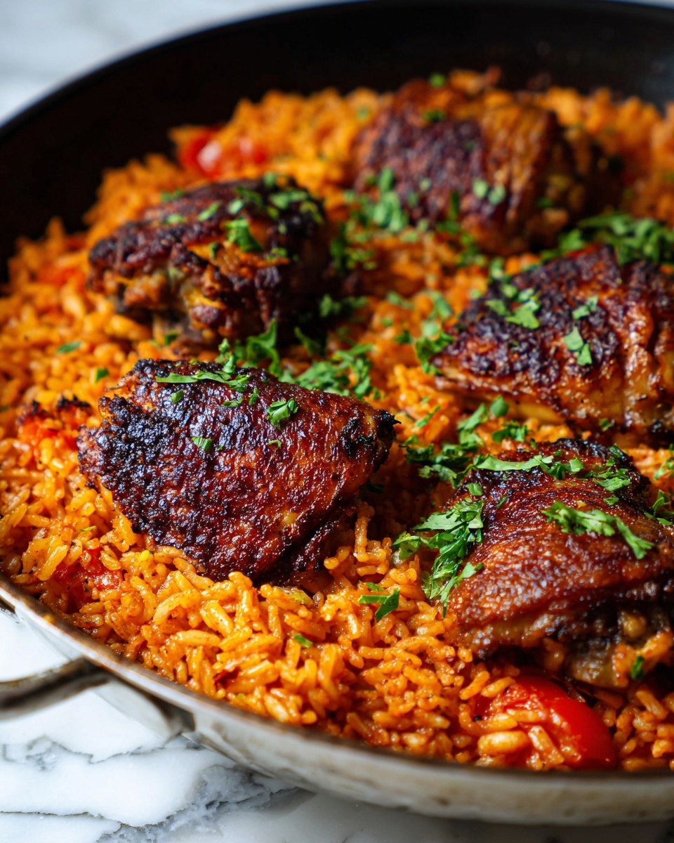 One Pan Tomato Basil Chicken and Rice Recipe - Recipe Image