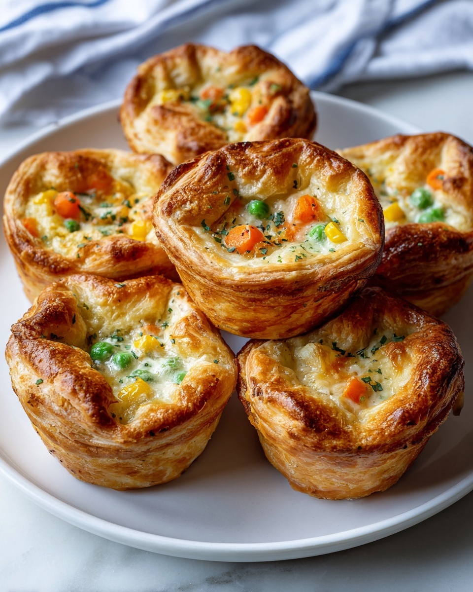 Mini Chicken Pot Pies Recipe - Recipe Image