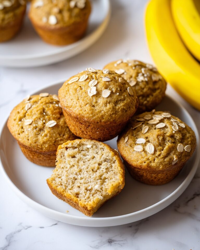 Healthy Banana Oat Muffins Recipe