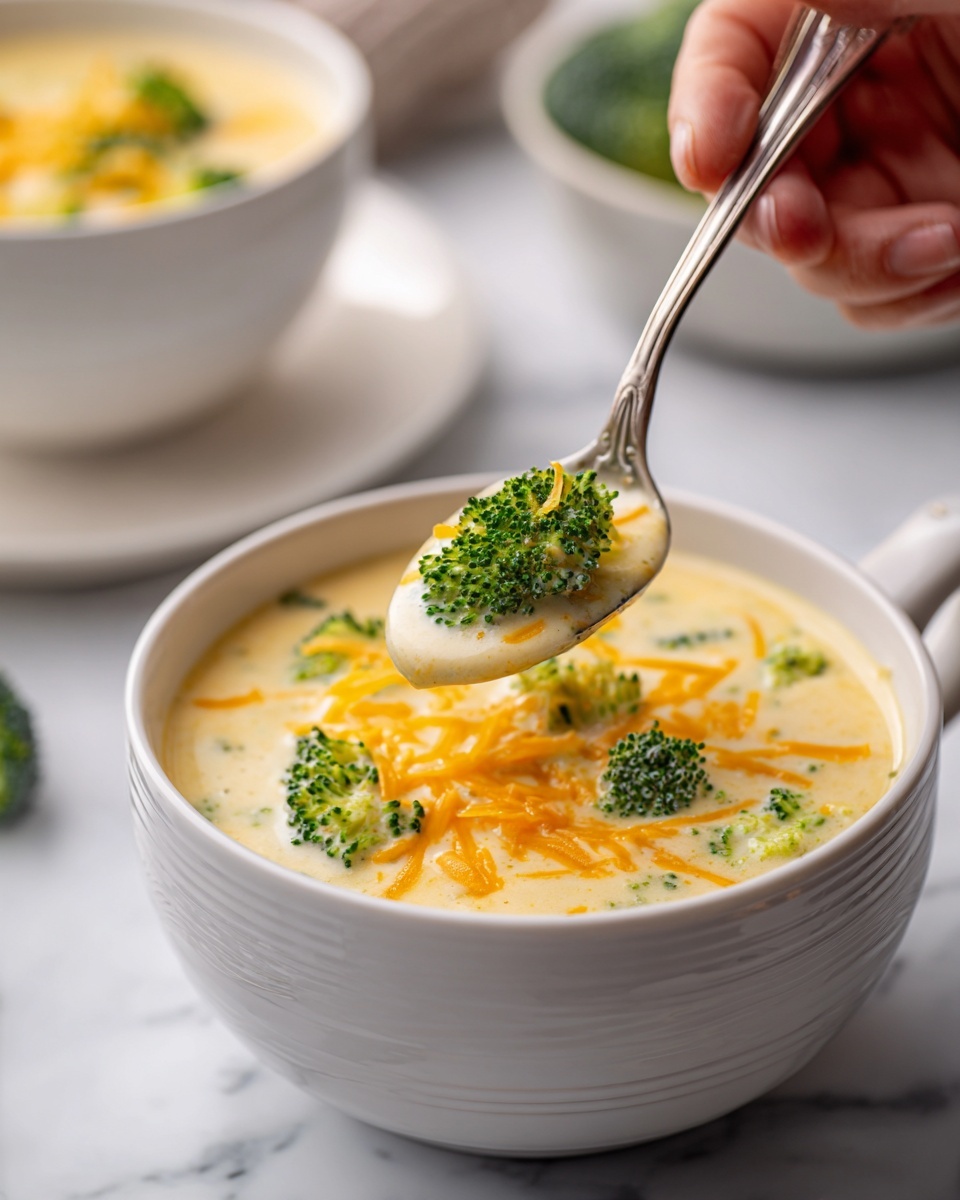 Creamy Broccoli Cheddar Soup Recipe - Recipe Image