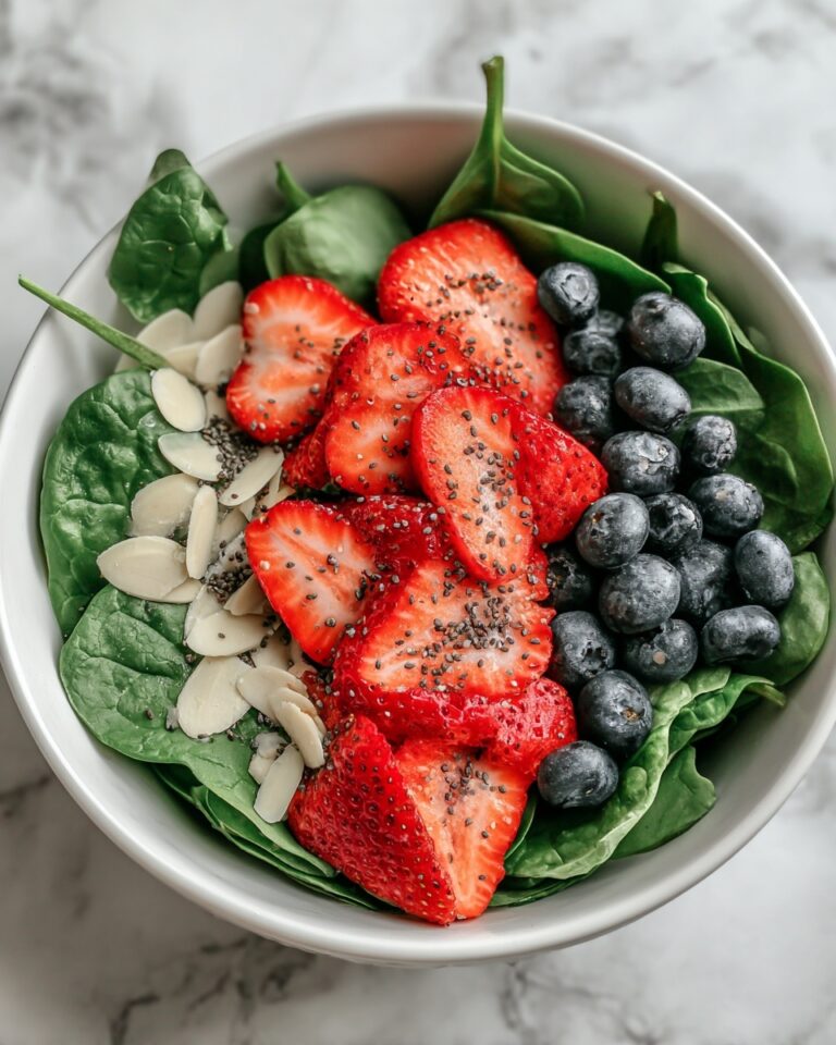 Strawberry and Spinach Salad with Poppy Seed Dressing Recipe