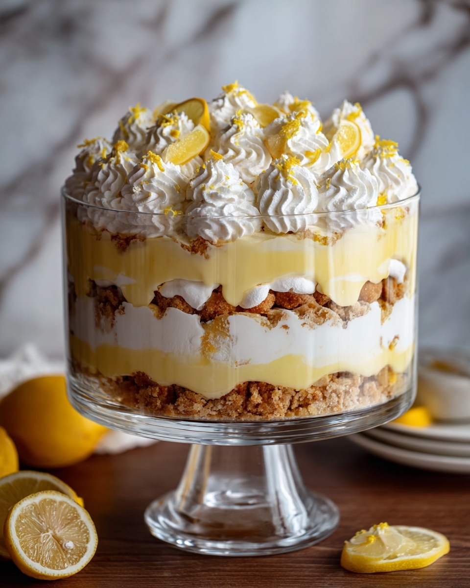 Outrageous Lemon Lovers Trifle Recipe - Recipe Image