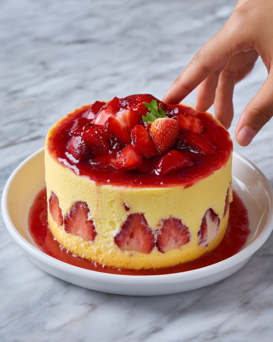Strawberry Pineapple Pound Cake Recipe - Recipe Image